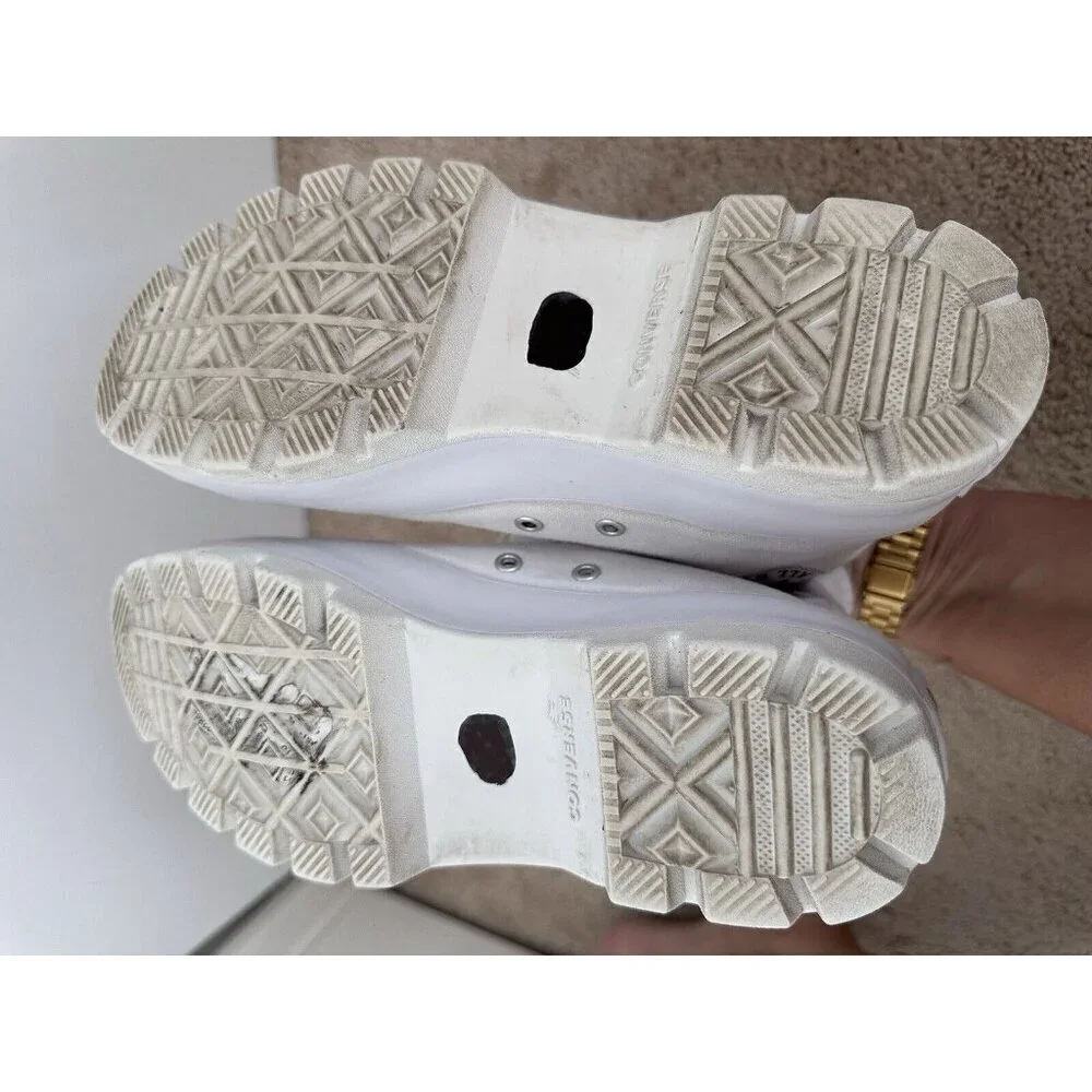 Converse Womens CTAS Lugged Hi 565902C White Casual Chunky Sneakers Size 7.5‎